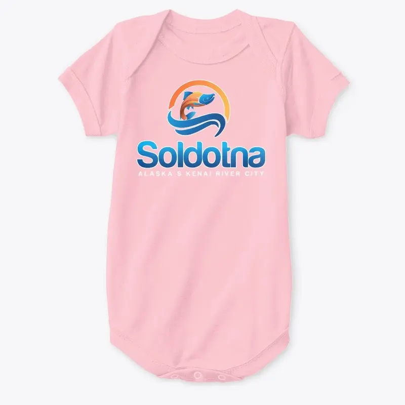 Baby Onesie with Soldotna Logo